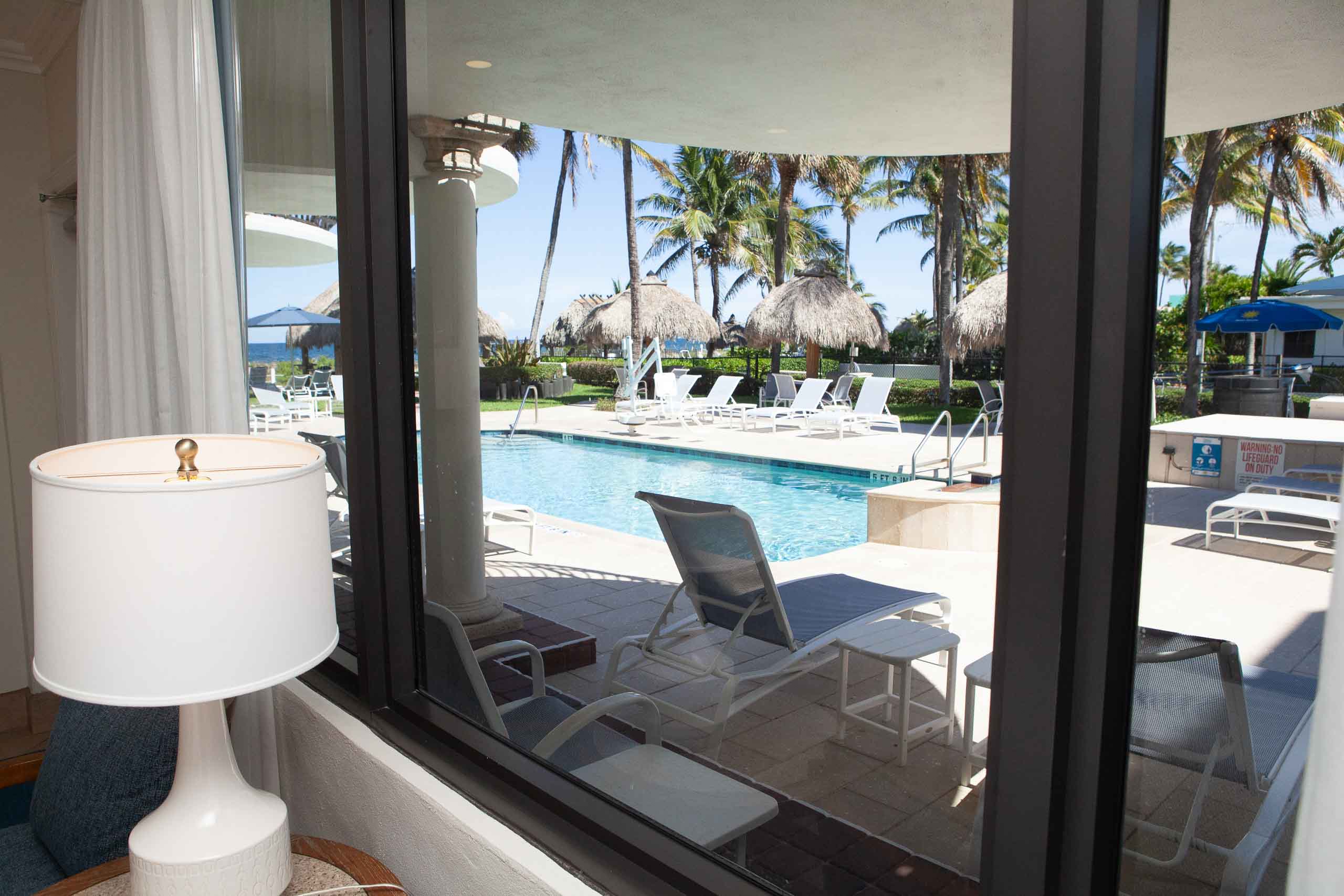Room 9 — Efficiency Apartment, Poolside